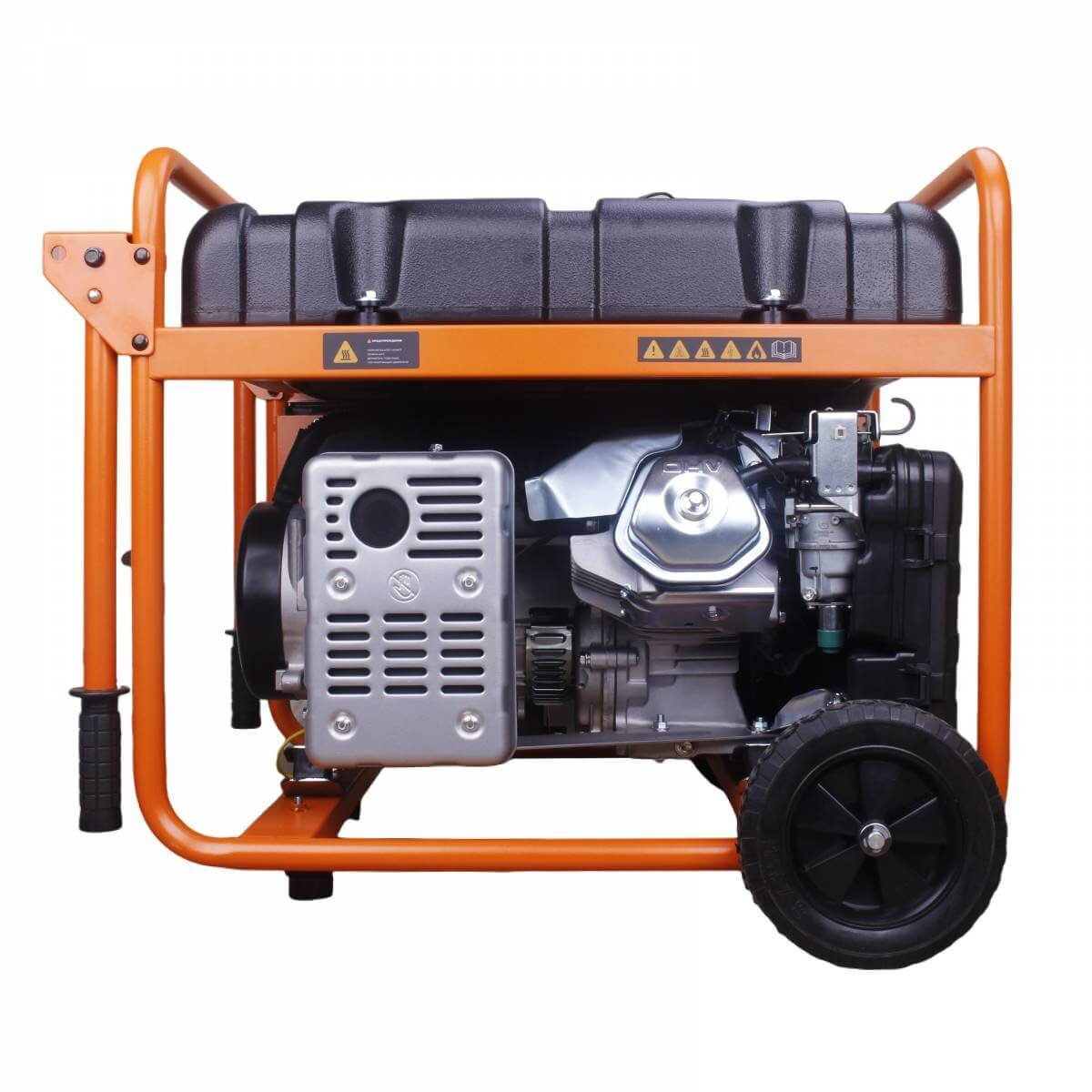 Генератор бензиновый Villartec GG7300EBC (2102750100к) [6.3 кВт, 220В, бак 25л, электростартер, блок АВР]