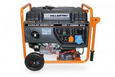 Генератор бензиновый VILLARTEC GG7300EWC [6.3 кВт, 220В, электрический/ручной стартер]