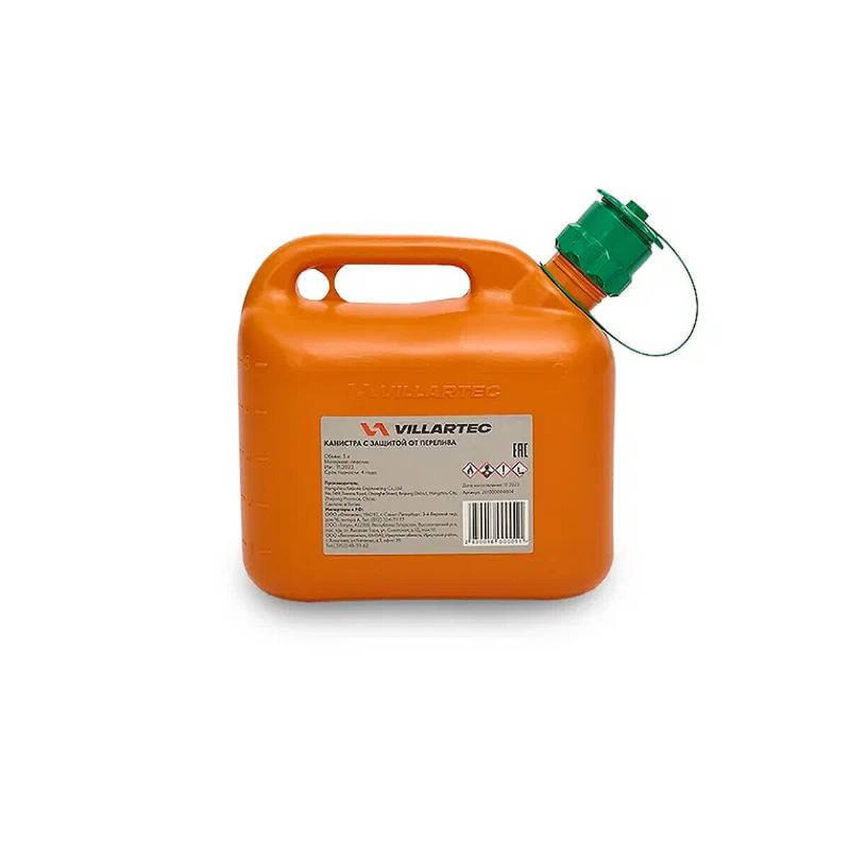 Канистра пластиковая VILLARTEC 5 л (6020020000)