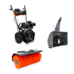 Машина подметальная бензиновая VILLARTEC SW 7080E +снегоуборщик