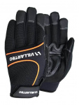 Перчатки рабочие из синтетической кожи с элементами ткани VILLARTEC Mechanic Duro Black, размер L (261000005005)