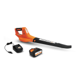 Воздуходувка аккумуляторная VILLARTEC BA20Set4 [20В, 1х4.0 Ач, з/у]