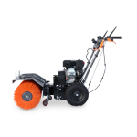 Машина подметальная бензиновая VILLARTEC SW 7080E +снегоуборщик