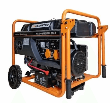 Генератор бензиновый VILLARTEC GG7300 [6.3 кВт, 220В]