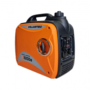 Генератор бензиновый инверторный VILLARTEC IG2200S [1.8 кВт, 220В, бак 4.2л, ручной стартер]