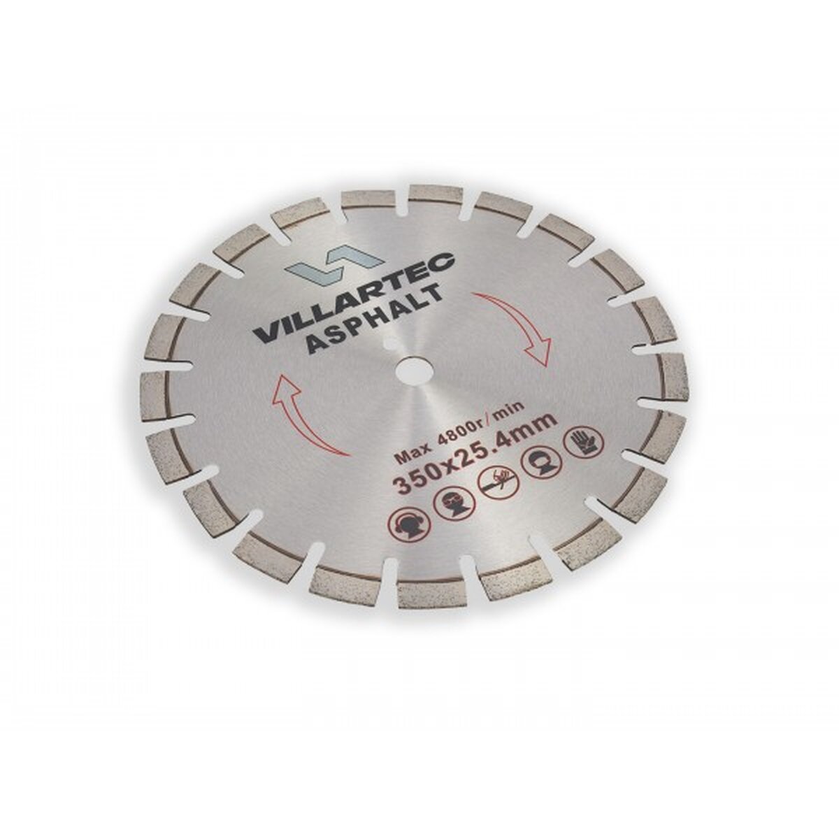 Диск алмазный VILLARTEC 350х25.4мм асфальт (257304000002)
