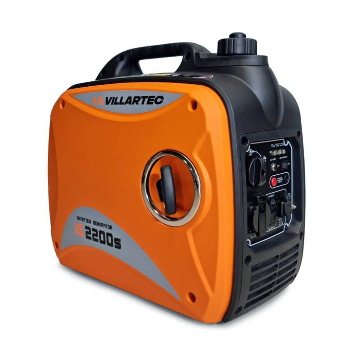 Генератор бензиновый инверторный VILLARTEC IG2200S (IG2200.) [2.0 кВт, 220В, бак 4.2л, ручной стартер]