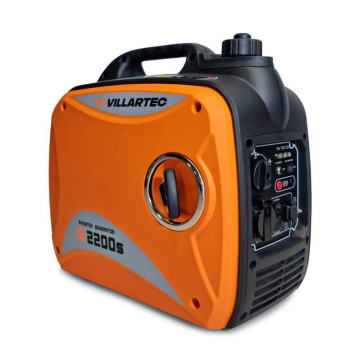Генератор бензиновый инверторный VILLARTEC IG2200S (IG2200.) [2.0 кВт, 220В, бак 4.2л, ручной стартер]