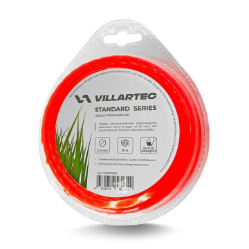 Леска триммерная VILLARTEC 2.4х15м (5012767015)