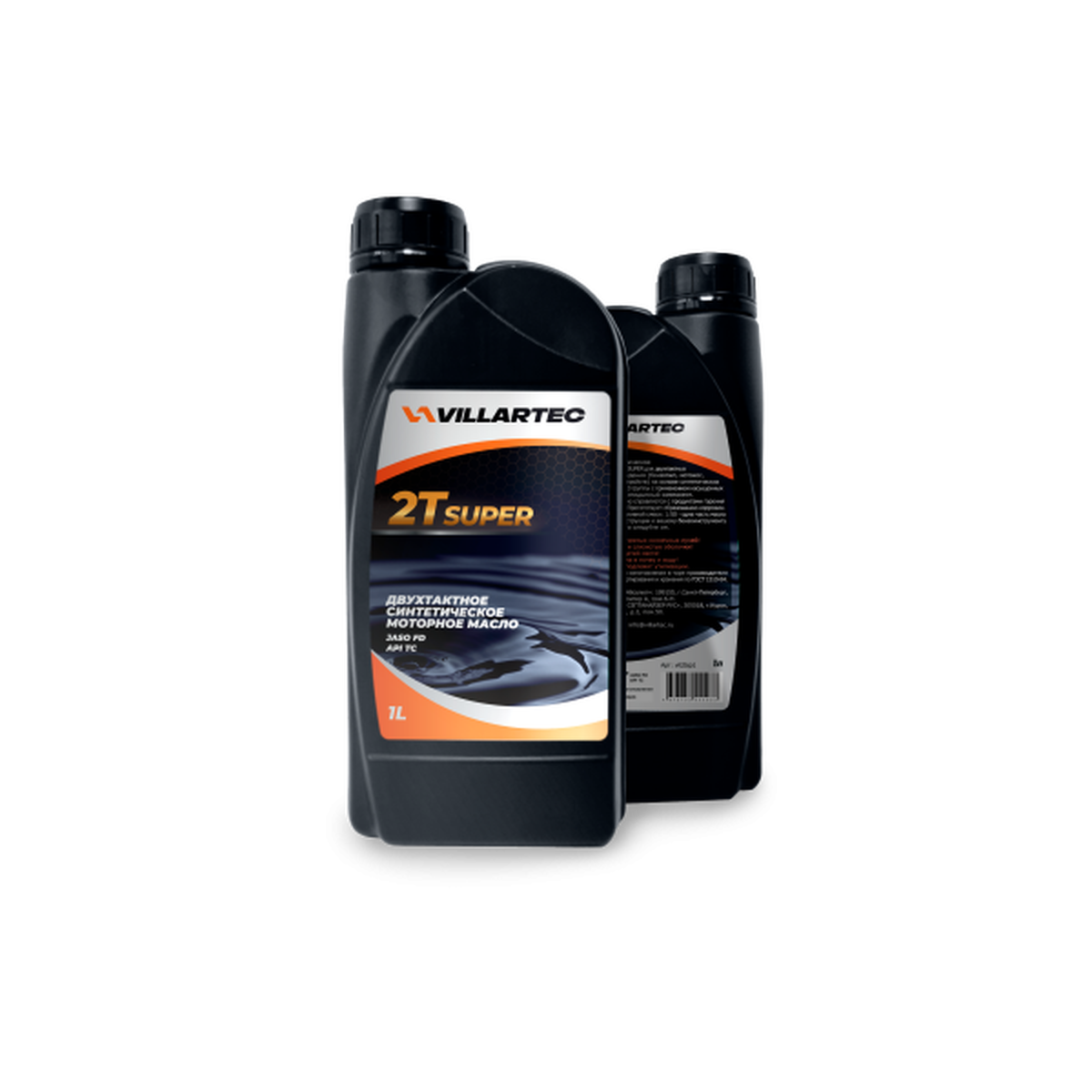 Масло 2-х тактное VILLARTEC 2T SUPER 1:50, синтетическое, 1л. (vil2tsp1)