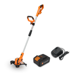 Триммер аккумуляторный VILLARTEC CA20Set [20В, 1х4.0 Aч, з/у]