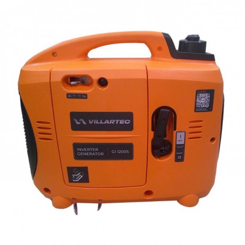 Генератор бензиновый инверторный VILLARTEC GI1200S (2101120000) [1.1 кВт, 220В, бак 3л, ручной стартер]