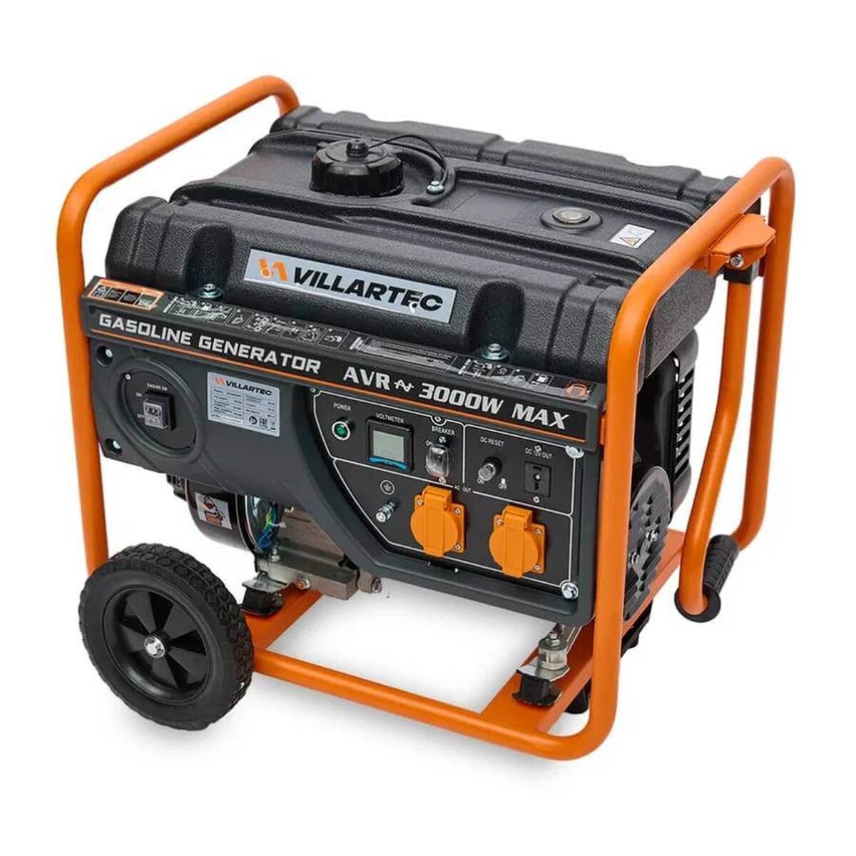Генератор бензиновый VILLARTEC GG3400WС [3.0 кВт, 220В, ручной стартер]