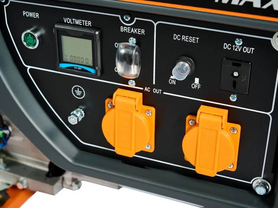 Генератор бензиновый Villartec GG4000C [3.5 кВт, 220В, бак 15л, ручной стартер]