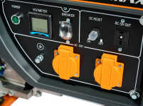 Генератор бензиновый Villartec GG4000C [3.5 кВт, 220В, бак 15л, ручной стартер]