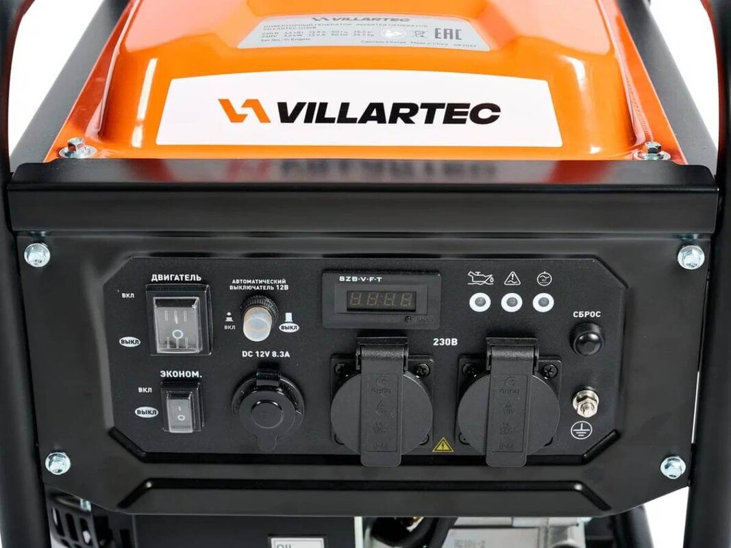 Генератор бензиновый инверторный VILLARTEC GI328 [ 3,3 кВт, 220В]