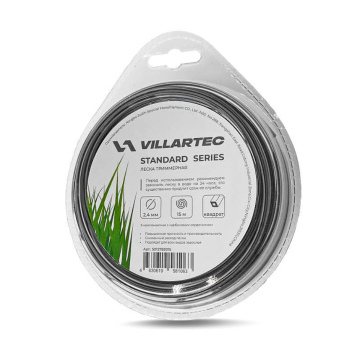 Леска триммерная VILLARTEC 2.4х15м (5012783015)