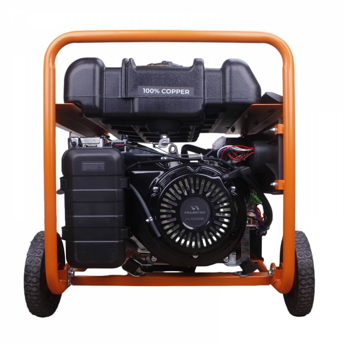 Генератор бензиновый Villartec GG6300EBC (2102650100) [5.5 кВт, 220В, бак 25л, электростартер, блок АВР]