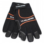 Перчатки рабочие из синтетической кожи с элементами ткани VILLARTEC Mechanic Duro Black, размер L (261000005005)