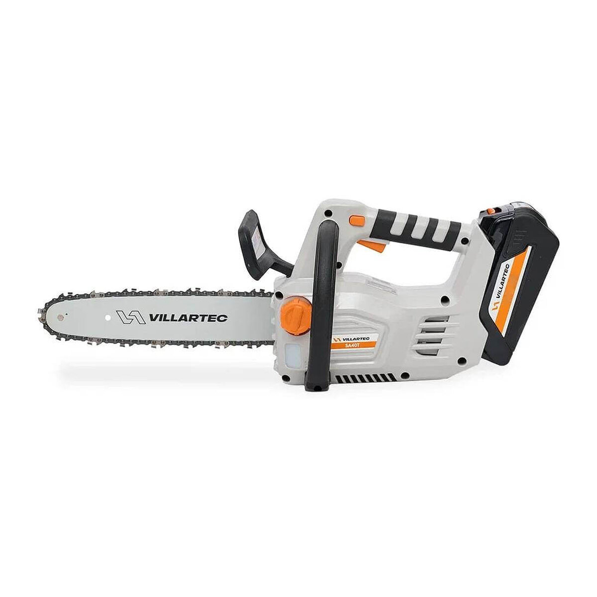 Пила цепная аккумуляторная VILLARTEC SA40T SET (SA40TSet8) [40В, 1х8.0 Ач, з/у]