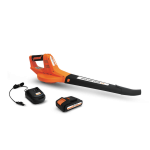 Воздуходувка аккумуляторная VILLARTEC BA20Set [20В, 1х2.0 Ач, з/у]