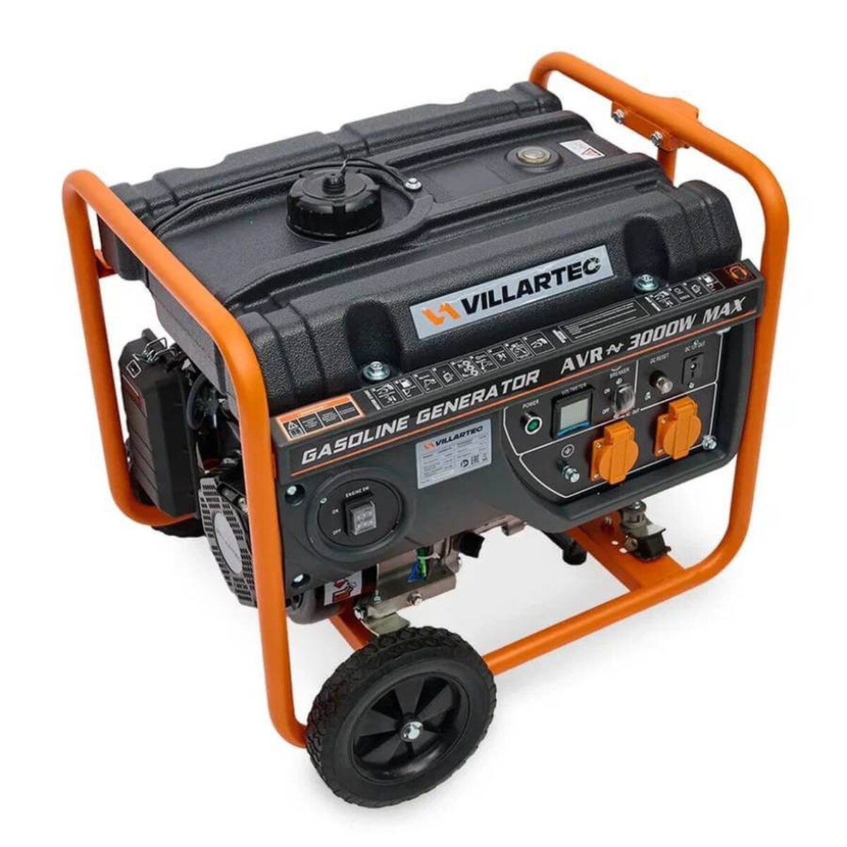 Генератор бензиновый VILLARTEC GG3400W [3.0 кВт, 220В, ручной стартер]