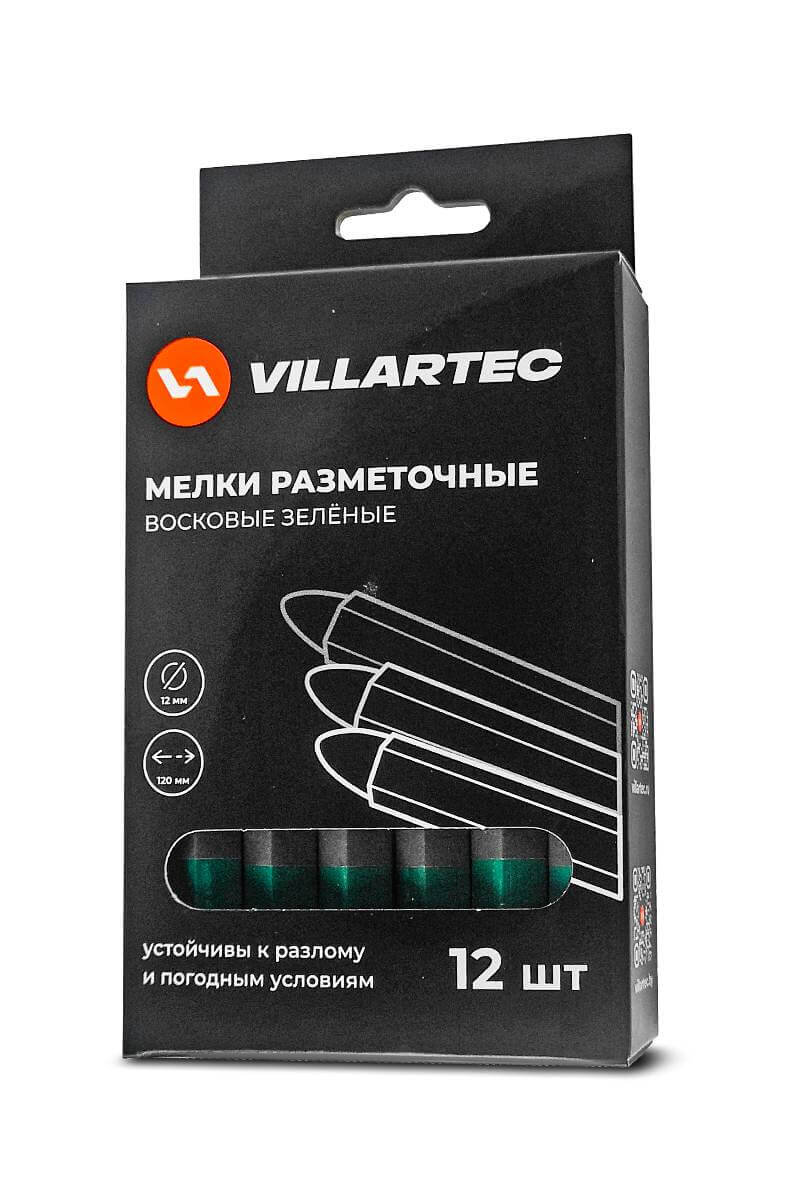 Мелки зеленые VILLARTEC, 12 шт. (5009240000)